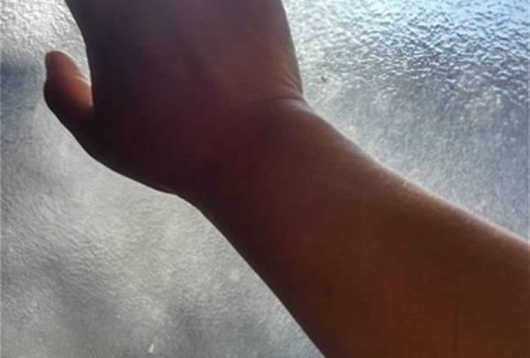 ひなたぼっこ家族皆で行こ、ほら皆、笑って、ほら暖かいよ