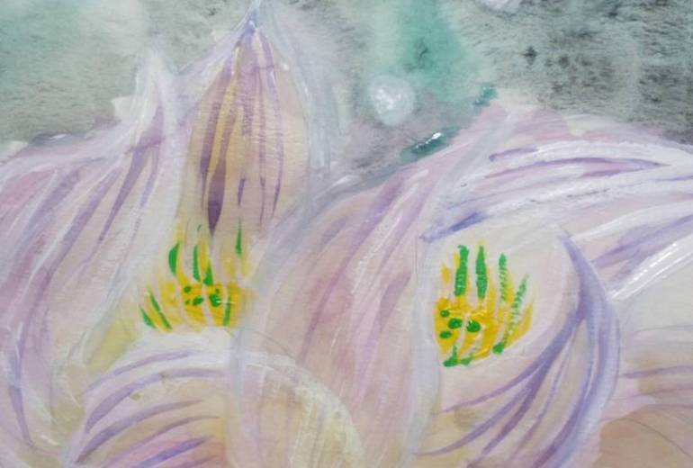 暗闇に咲く蓮の花