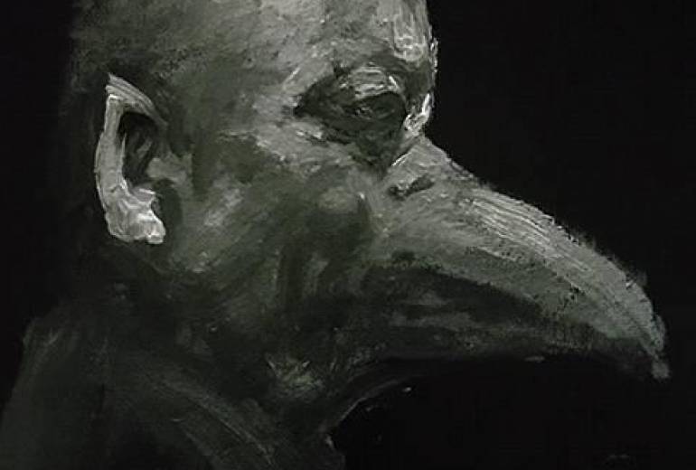 鴉松鳴弁天狗大将、飛来降臨