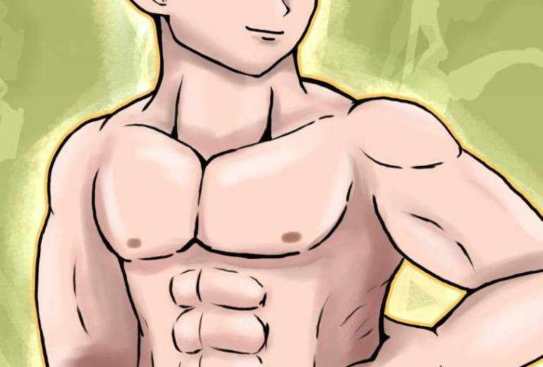 オーラをまとった格闘家