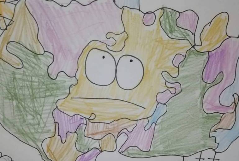 空に浮かぶ大きな船