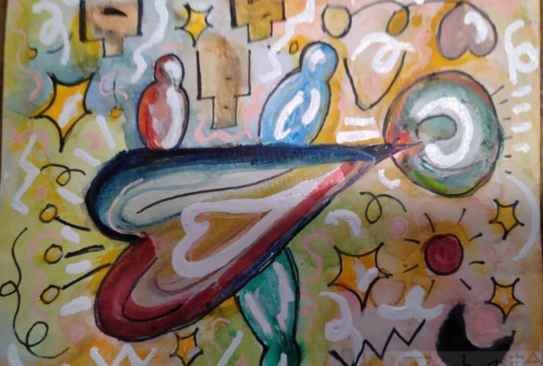 ハート　みんなで