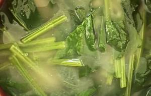 ホーレン草の味噌汁 - 笹谷正博 