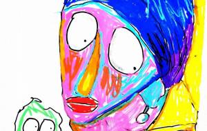 真珠の耳飾りのデカ目 - たいちゃん 