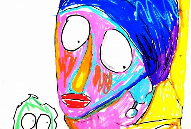 真珠の耳飾りのデカ目