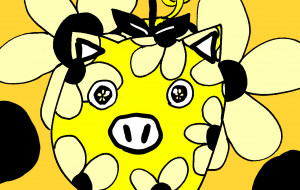 フラワーブタ - ましゅまろまかろん 