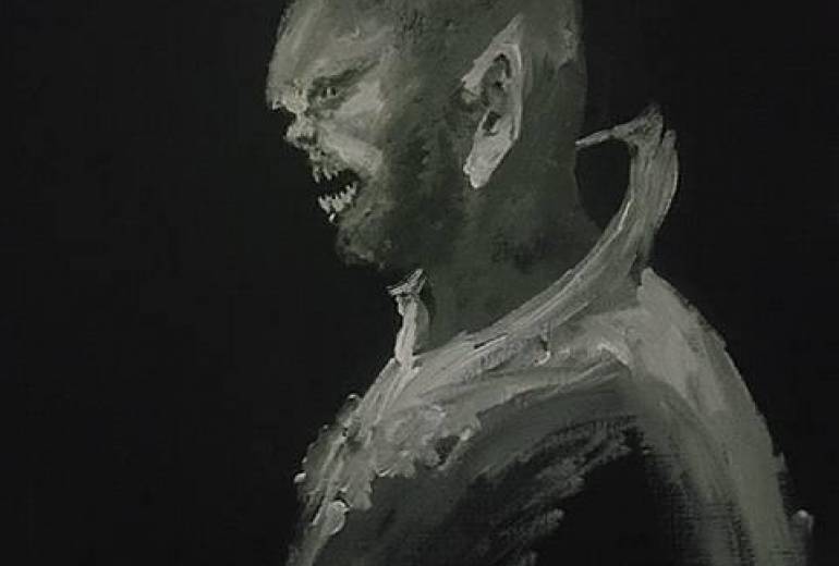 神々よ我、魔王と差しで勝負だ（写実アート魔王）