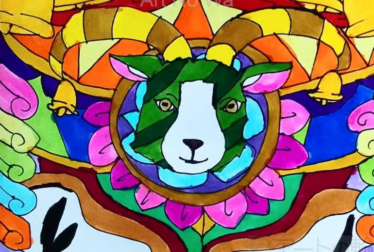 時の鐘を鳴らすムフロン