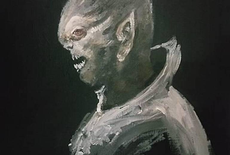 我は魔物！魔王、我れ病気の魔女王を守る、我はどうなってもいい、神々軍勢よ我が魔王軍勢敗退でも我一人で死の病の魔女王を守る、我は例え一人でも、我の命ある限り！