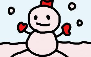 スペード 冬、雪だるまん 可愛いですよね。 - 【イベント】Challenged Artist Project【2025】 
