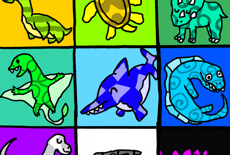 彩り恐竜コレクション