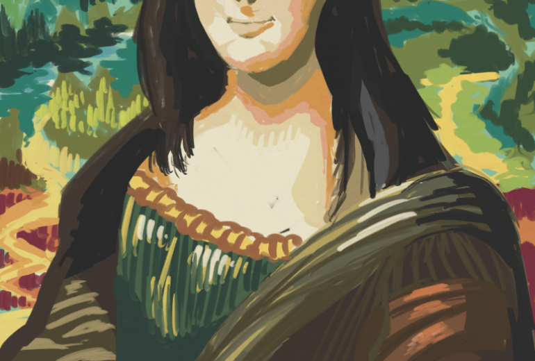 モナリザの模写