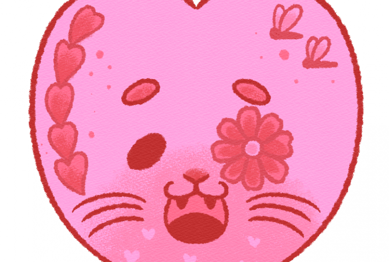 ハート　愛情たっぷりのあの子