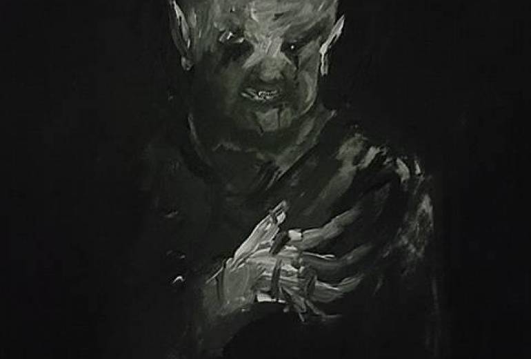 我が名は魔王、神々よ我は貴様と戦った、我が最後角は折れてもこの無敵の魔王、我は死す、神々よ我が最後の願い、貴様が我と共に葬った、我が魔女王の亡骸と共に、我が亡骸を葬ってくれ