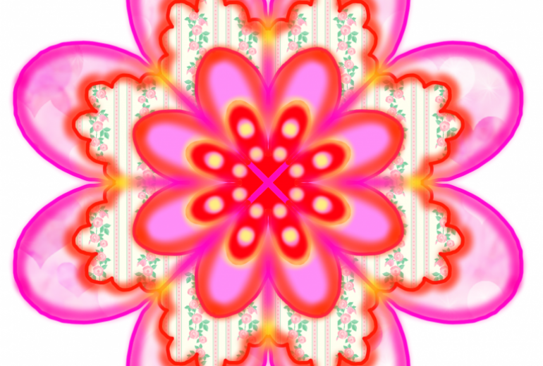 ハート　花になれたら