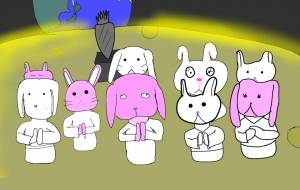 月のうさぎ族の祈り - 来世 