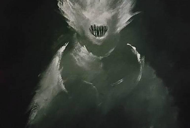 （漫画劇画デザインアート）我は魔界副将ルシファー、我が敗れた、こんな馬鹿な（末路）