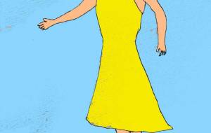 ワンピースの女性 - 下平寛 