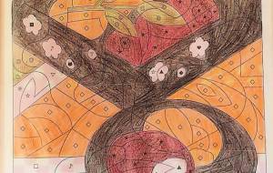 弁当の塗り絵 - 上原碧桜 