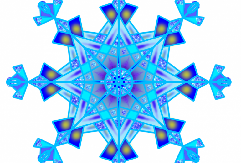 スペード　雪の結晶