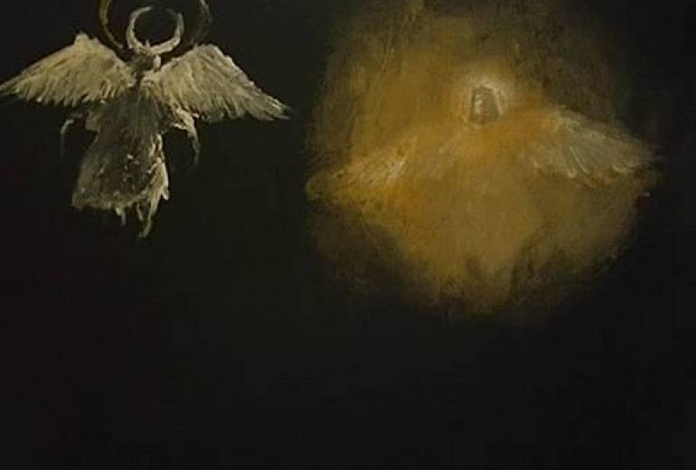 聖戦、ルシファ ー バトル ミカエル、ルシファー(言葉)我が闇よこの天使を倒せ、ミカエル(言葉)ルシファー貴方は光と共に堕天使になりなさい