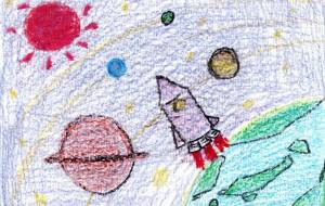 クレヨン宇宙 - とくすけ