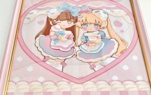 イラストを印刷して額縁に入れました！ - 安岡ひろ 