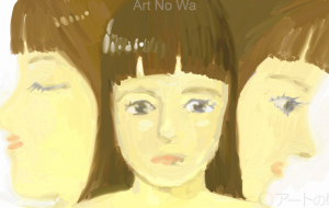 女性の顔 - かっちゃん