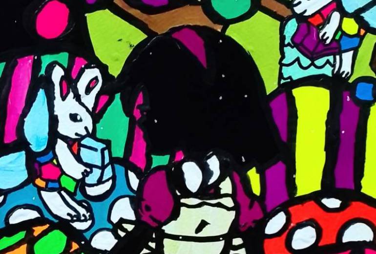 不思議なキノコの森に迷い込んで