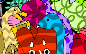 古代の生き物パズル - ましゅまろまかろん 