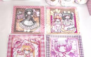 台紙つき色紙 - 安岡ひろ