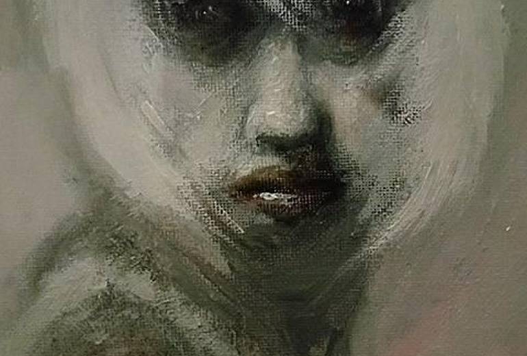 美しいアルビノ少年