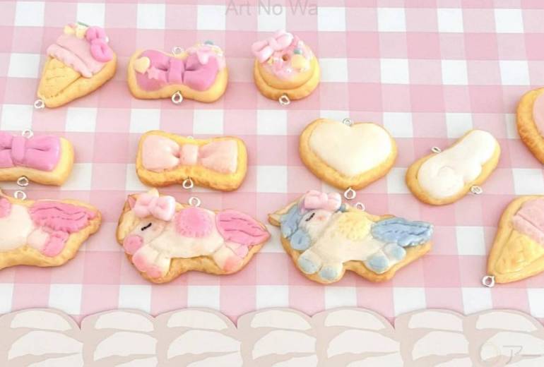 B型作業所で作った粘土作品