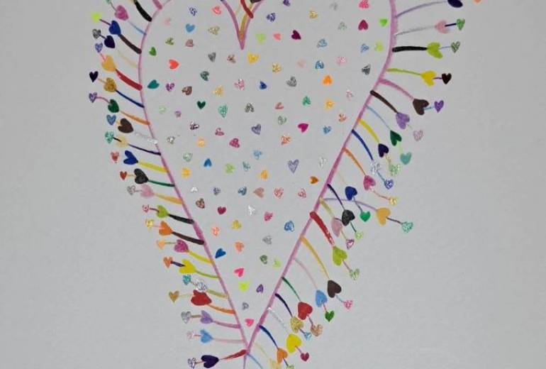 ハート　繋がるハート