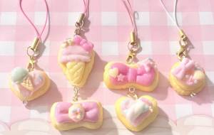 樹脂粘土のストラップ - 安岡ひろ 