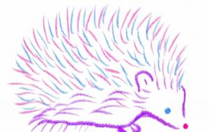 ハリネズミ - 月見屋ちえり