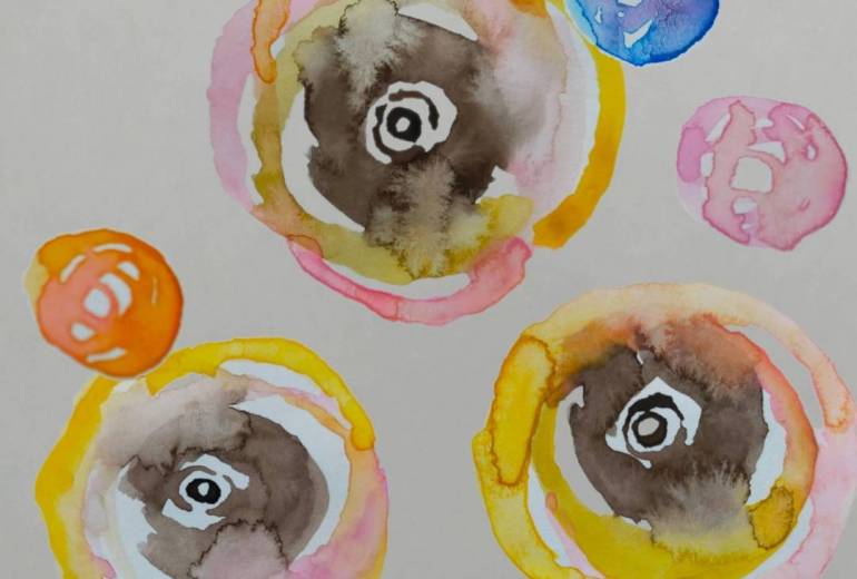 三色バラnew　＋小さな花