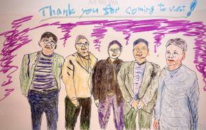 先輩たちと - bru 