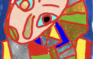 ファラオ抽象画 - hakaalash 