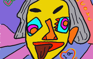 アインシュタイン抽象画 - hakaalash 