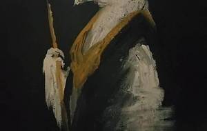 鳩神（平和を願い）世界中の子ども達の笑顔 - 真鍋哲地 