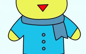 冬服ネコ - はっぱふみふみ 