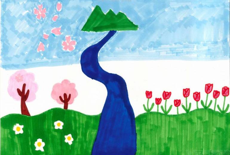 クラブ　春の風景