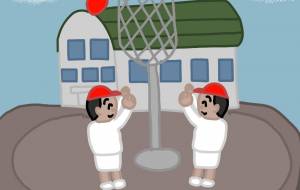 運動会玉入れ赤 - アクター 