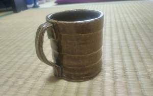 蕎麦色コップ - 椛澤敏光 