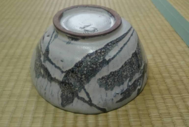 雪と小枝のどんぶり