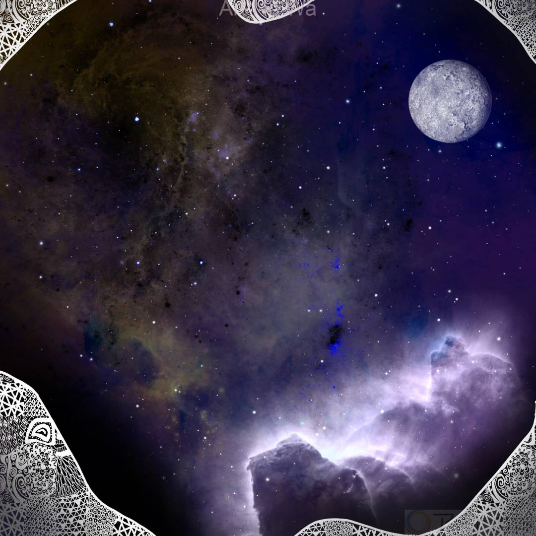 スピリチュアルアート☆宇宙高波動絵画『パラレルワールド』並行世界