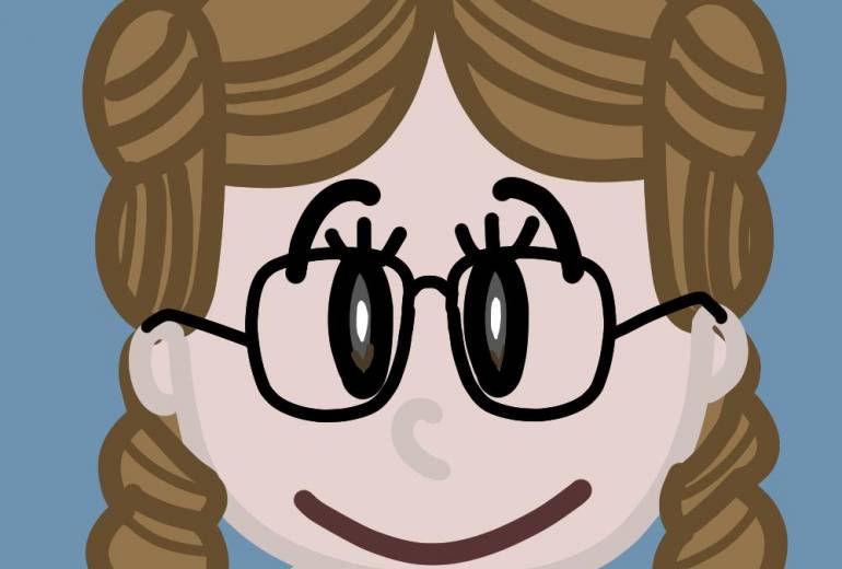 少女の証明写真