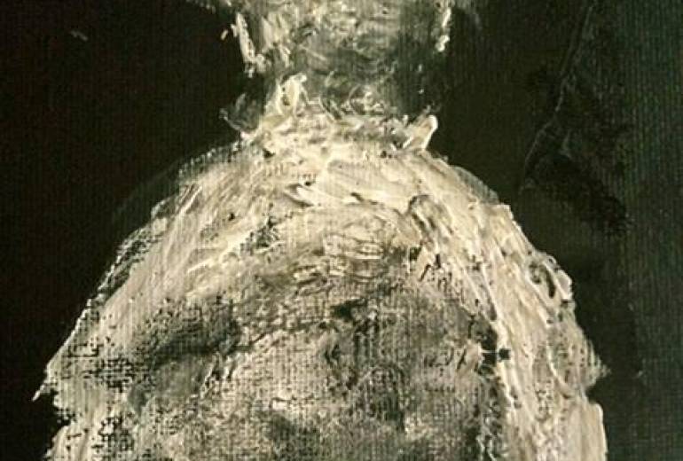 老人、思（幸せとは、何かな）