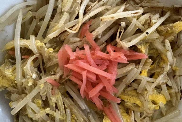 モヤシと玉子のソテー